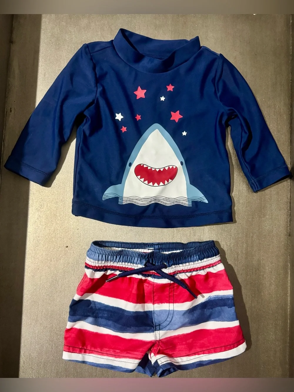 Baby Boy Shark Swim Set